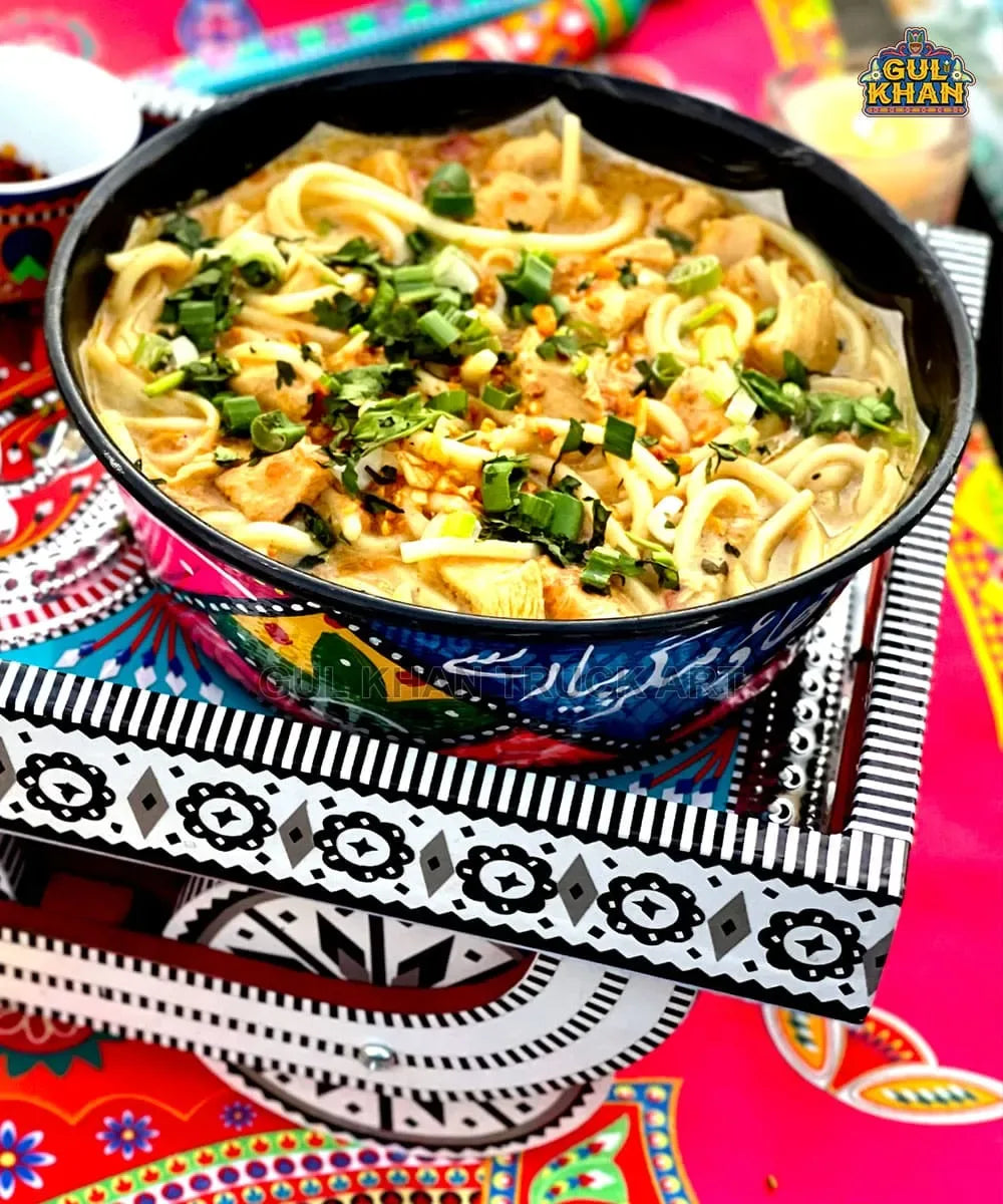 Handpainted Bowl 008 - Gul Khan Truck Art