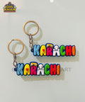 Karachi Premium Rubber Key Chain