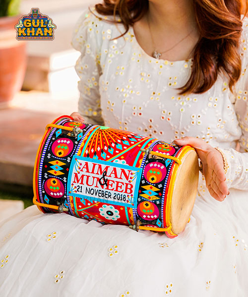 Customized Dhol (Chamakpatti Handmade)