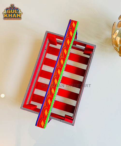 Caddy Tray 01 (Chamakpatti Handmade) - Gul Khan Truck Art