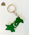 Pakistan Map Premium Rubber Key Chain