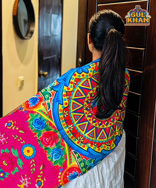 Truck Art Pink Stole