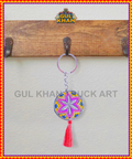 Handmade Key Chain Design 3330 - Gul Khan Truck Art