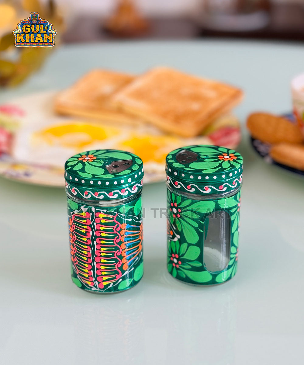 Mandala Truck Art Salt and Pepper Shaker 01