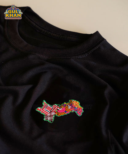 Map Premium Embroidered Patch - Gul Khan Truck Art
