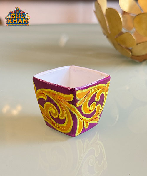 Indoor Flower Pot Design 10 (Handpainted)