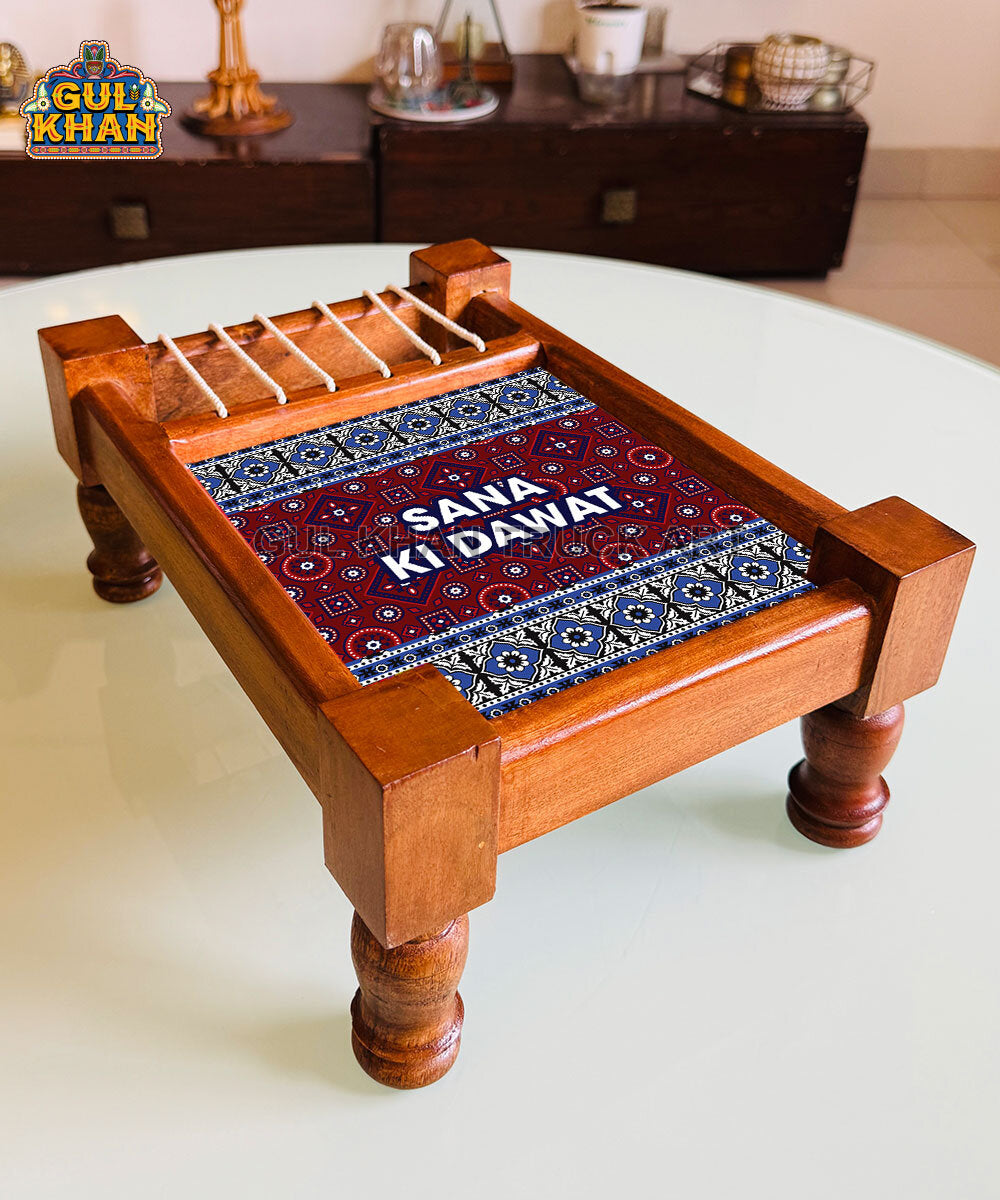 Ajrak Charpai Printed Design