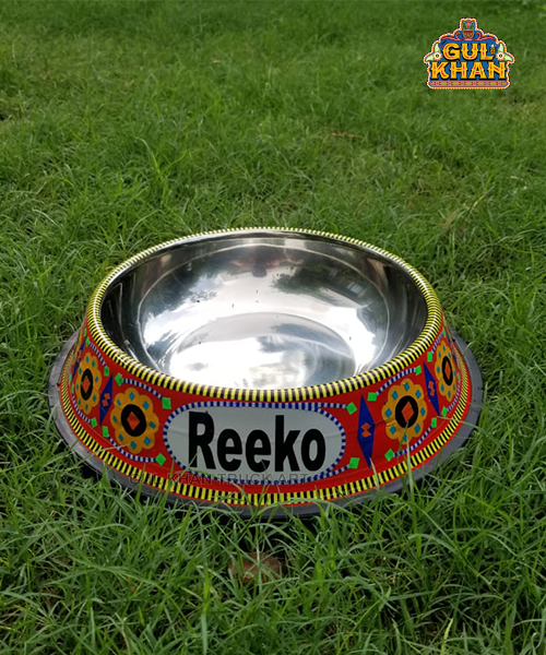 Pet Food Bowl 0001 - Gul Khan Truck Art