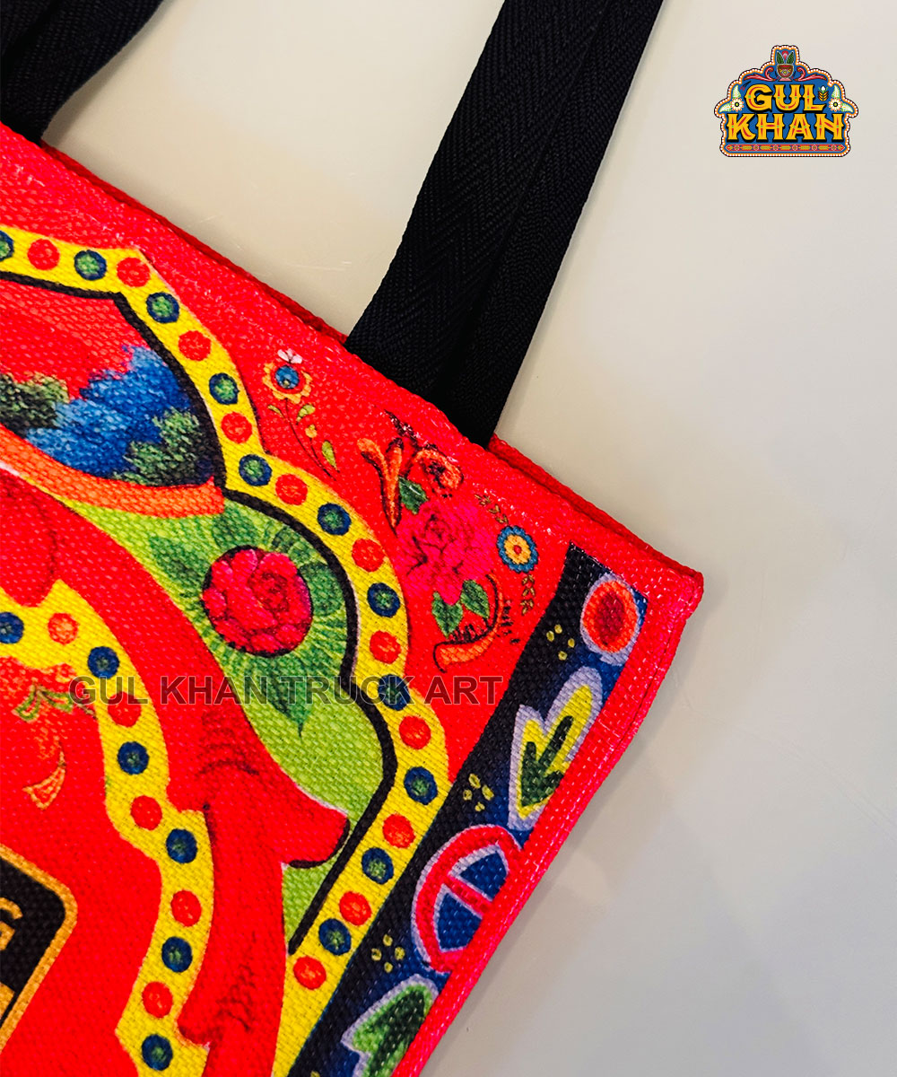 Shopping Limit Exceeded Truck Art Tote Bag Design