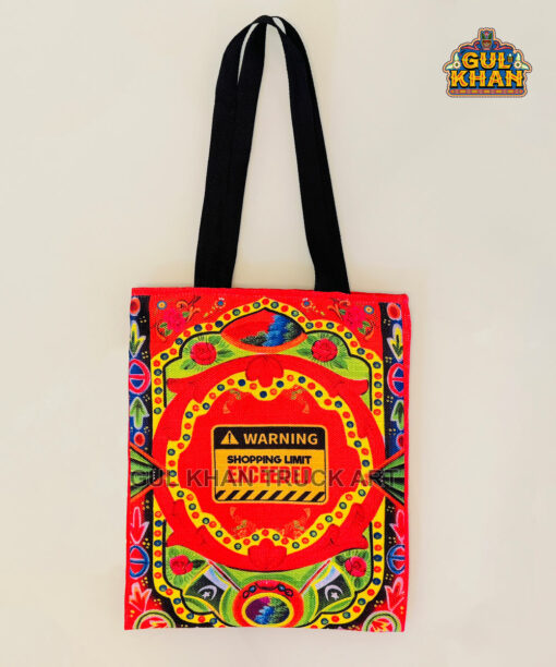 Shopping Limit Exceeded Truck Art Tote Bag Design