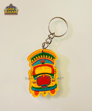 Yellow & Red Premium Acrylic Key Chain (Dual side print)