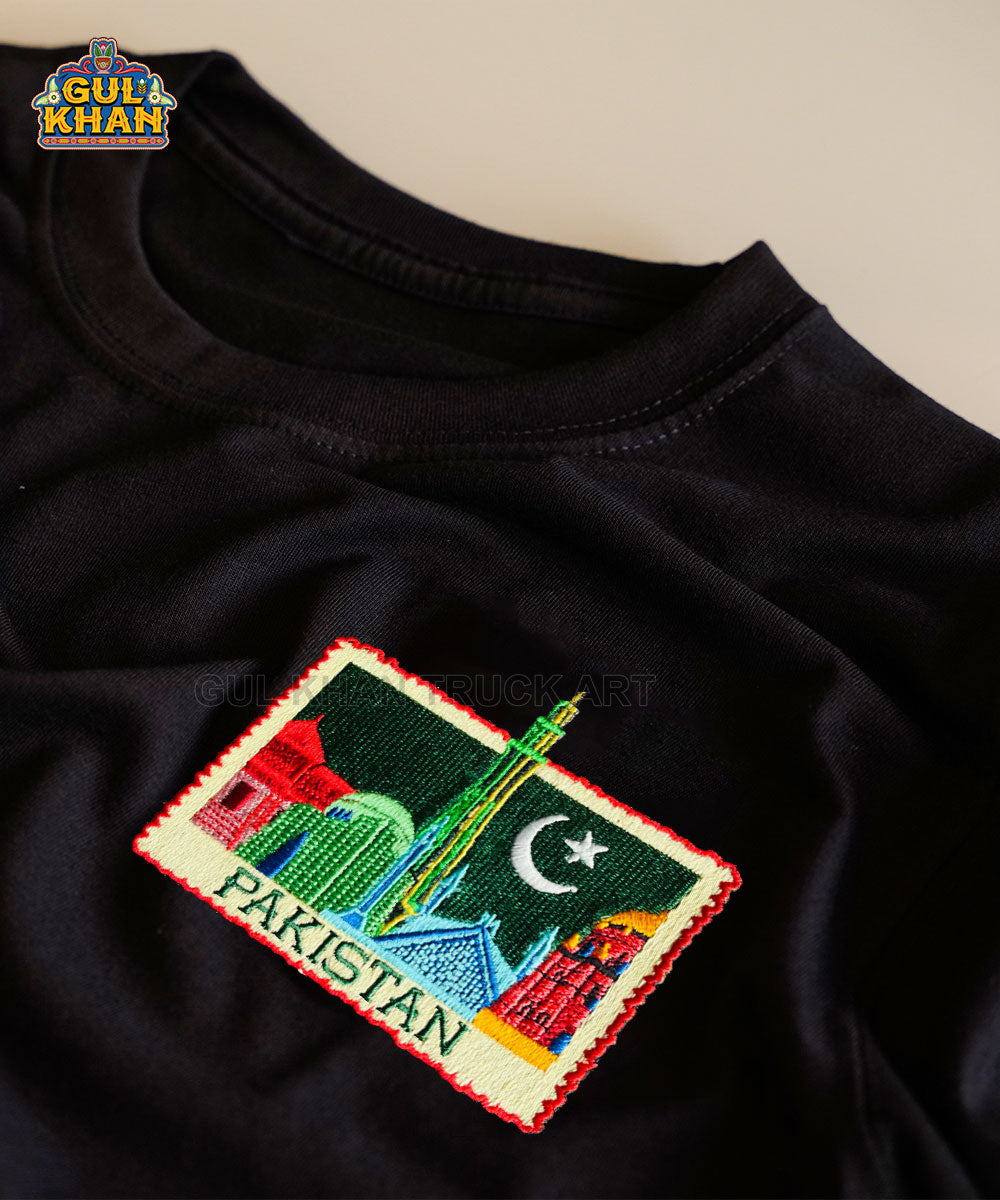 Pakistan Premium Embroidered Patch - Gul Khan Truck Art
