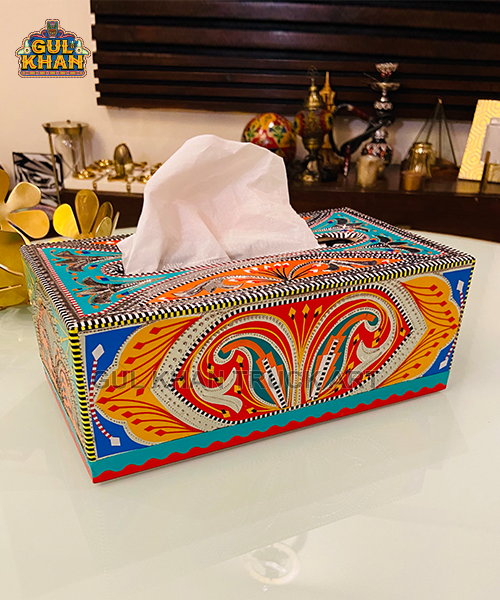 Chamakpatti Tissue Box Design 11144 - Gul Khan Truck Art