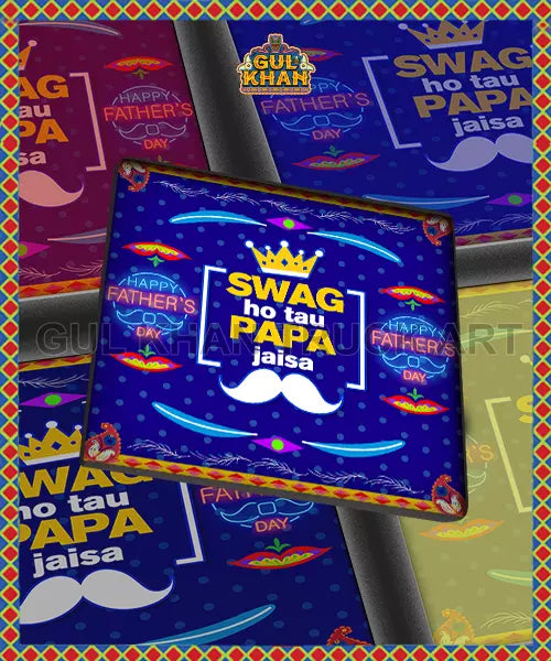 Swag Ho Tau Papa Jaisa (Father’s Day) Coaster Design