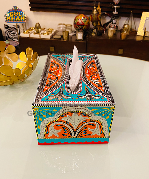 Chamakpatti Tissue Box Design 11144 - Gul Khan Truck Art
