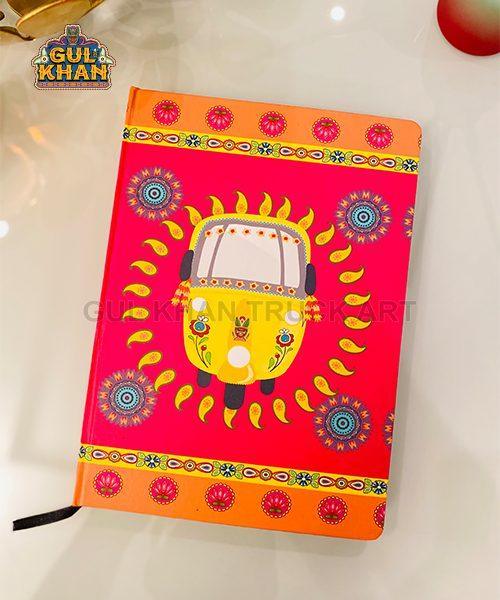 Hardcover Notebook Design 002 - Gul Khan Truck Art