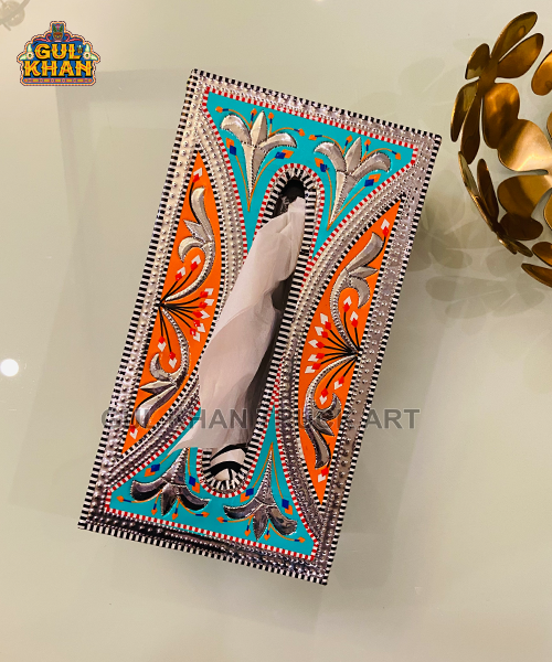 Chamakpatti Tissue Box Design 11144 - Gul Khan Truck Art