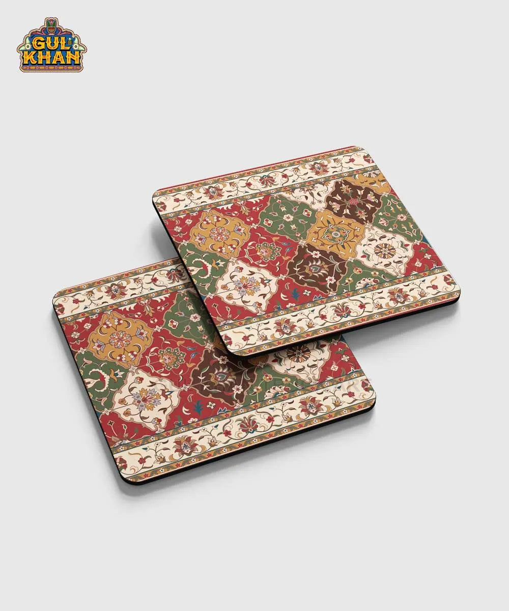 Persian Artisan Edition Coaster Design 02 - Gul Khan Truck Art