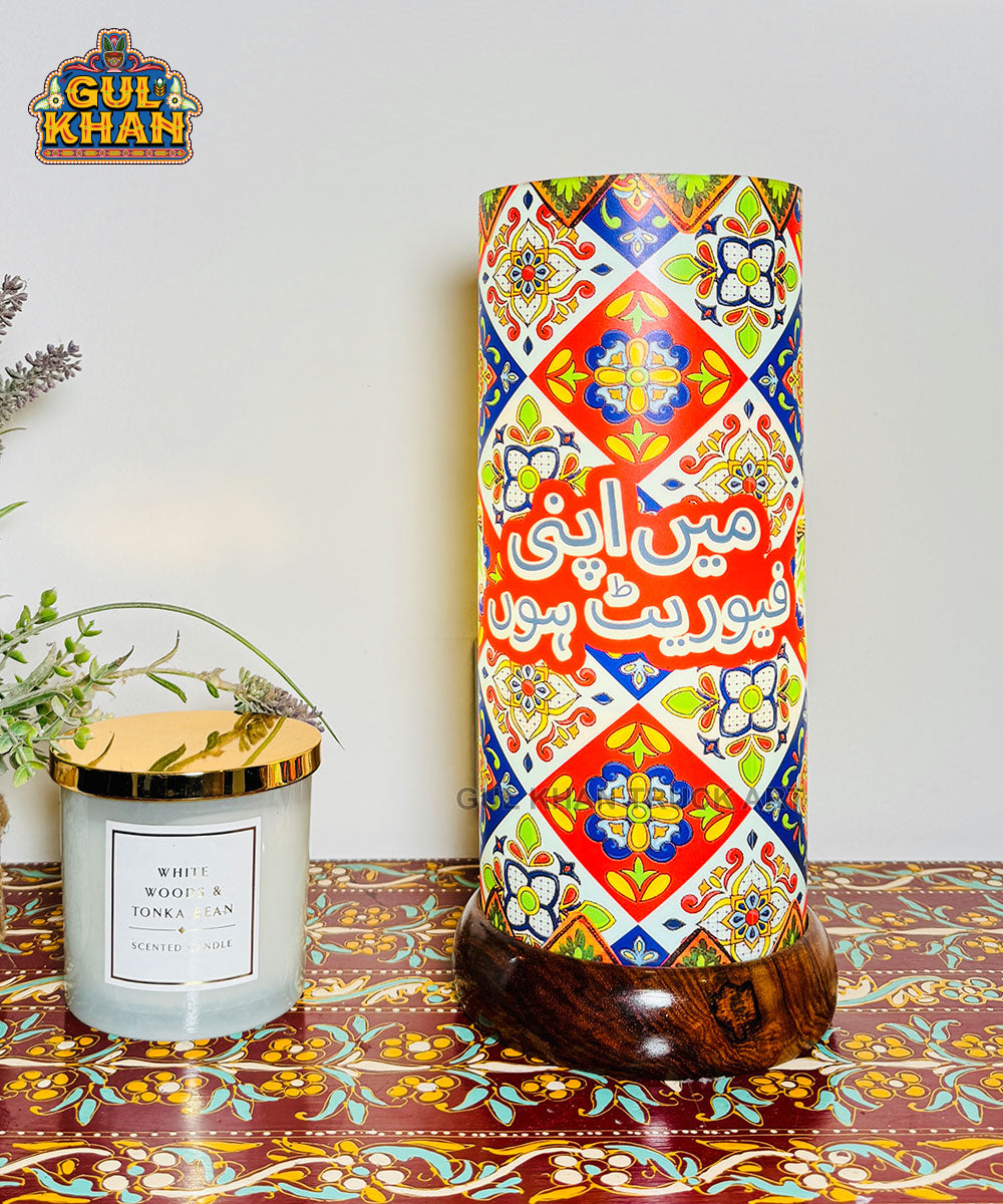 Mai Apni Favourite Hoon Printed Acrylic Lamp (Customisable)