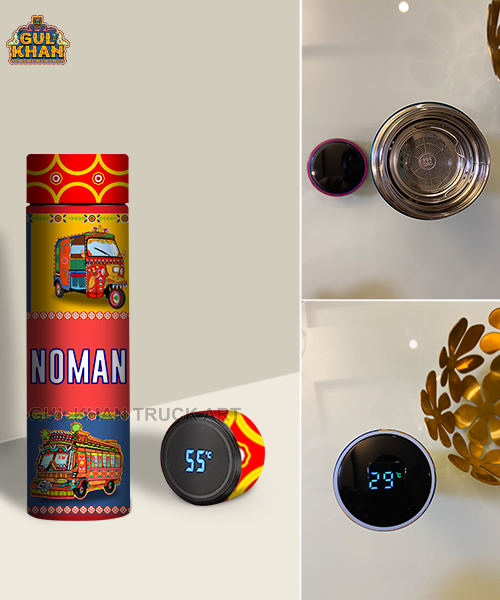 Printed Travel Bottle Customized Truck & Rickshaw Design