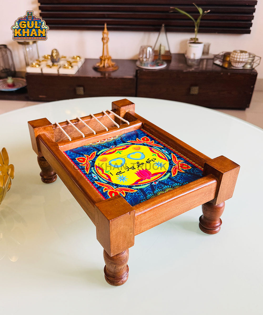 Dekh Magar Pyaar Se Charpai Printed Design