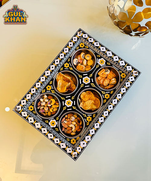 Royal Sunset Noir Truck Art Charpai Partition Chamakpatti Tray