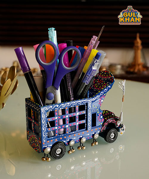 Cone Art Yellow Stationery Truck Design (Customizable)