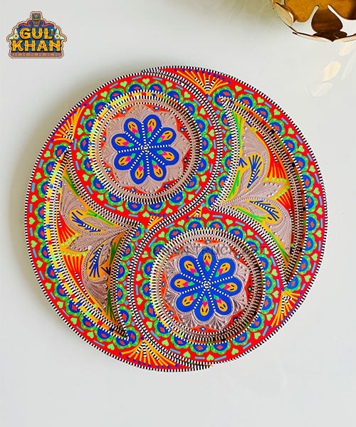 Yin Yang Tray 0049 - Gul Khan Truck Art