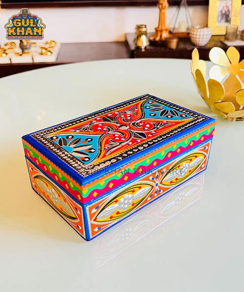 Jewellery Box Design 0058 (Chamakpatti Handmade) - Gul Khan Truck Art