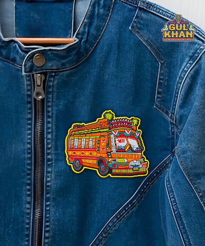 W11 Premium Rubber PVC Patch - Gul Khan Truck Art