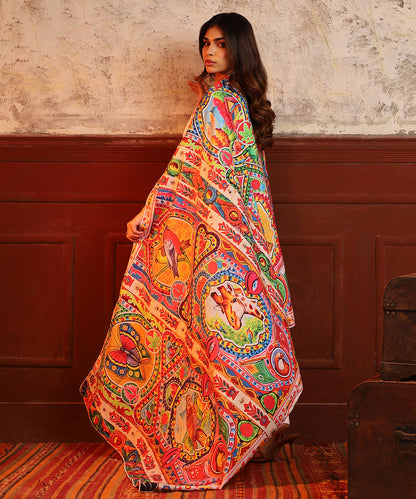 Traditional Truck Art Shawls - Gul Khan Truck Art