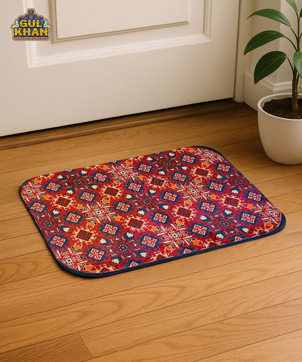 Persian Motif Printed Floor Mat