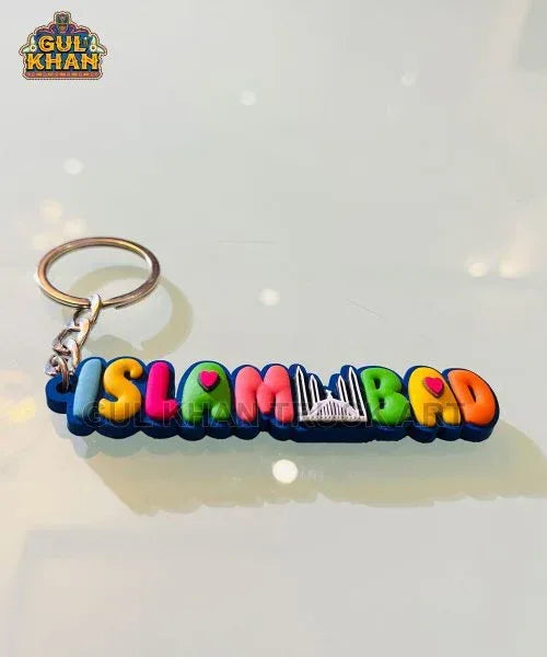 Islamabad Premium Rubber Key Chain - Gul Khan Truck Art