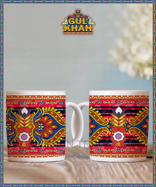 Printed Ceramic Mug 202012 - Gul Khan Truck Art