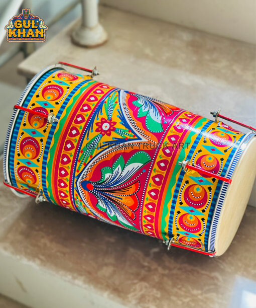 Customized Dhol 02 (Chamakpatti Handmade)