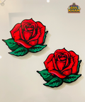 Rose Printed Acrylic Coaster