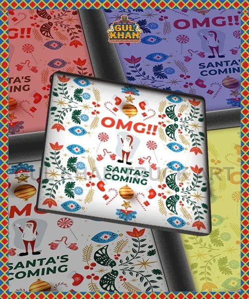 OMG!! (Christmas) Printed Coaster Design - Gul Khan Truck Art