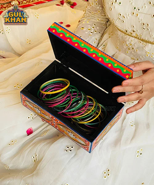 Jewellery Box Design 0058 (Chamakpatti Handmade) - Gul Khan Truck Art