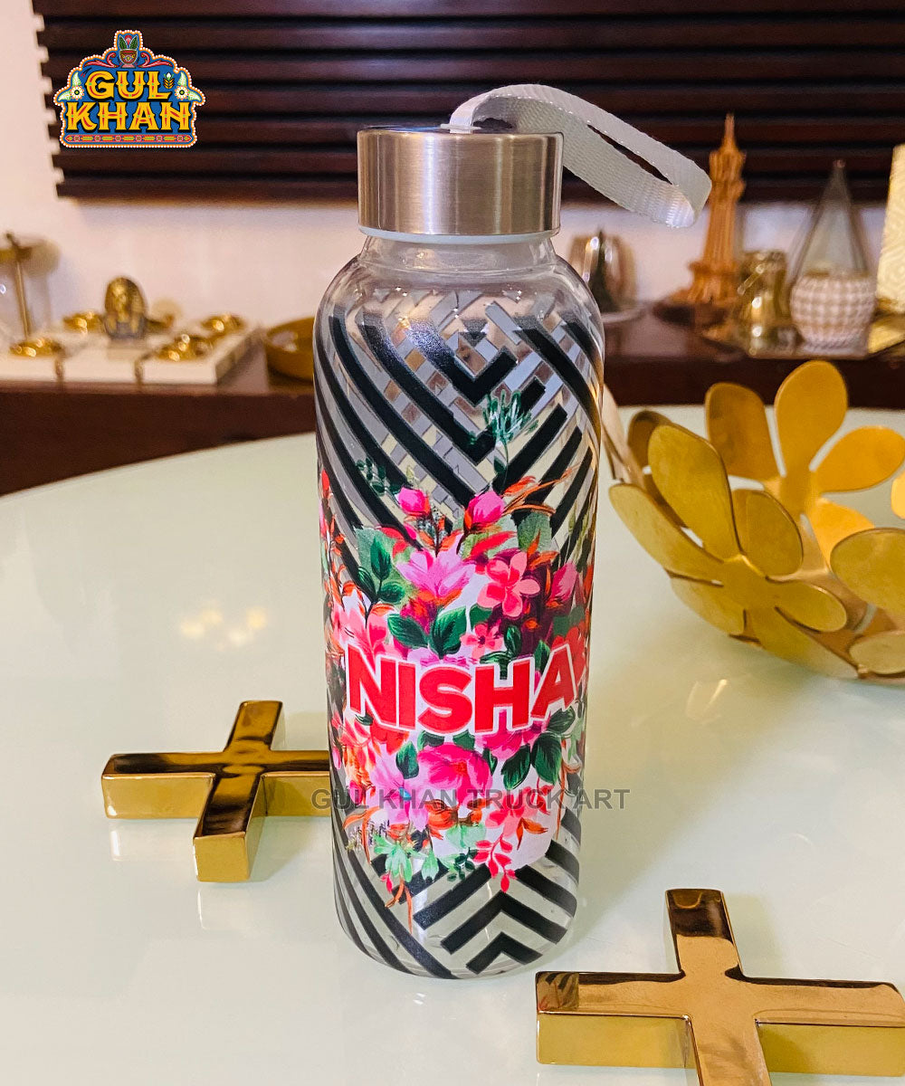 Bottle Glass Printed - 002