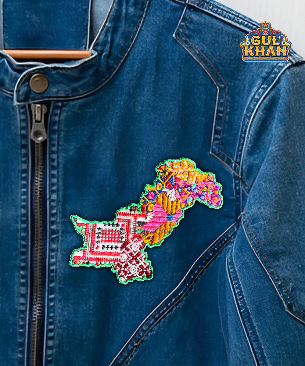 Map Premium Embroidered Patch