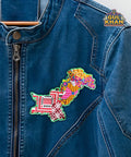 Map Premium Embroidered Patch - Gul Khan Truck Art