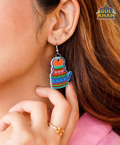 Kettle Ear Rings - Gul Khan Truck Art