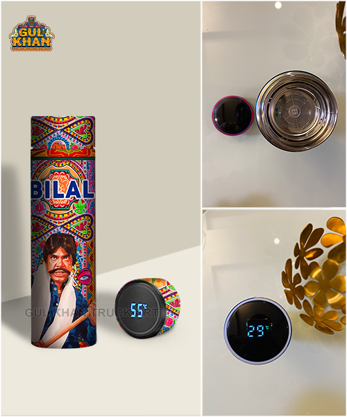 Printed Travel Bottle 0017 - Gul Khan Truck Art