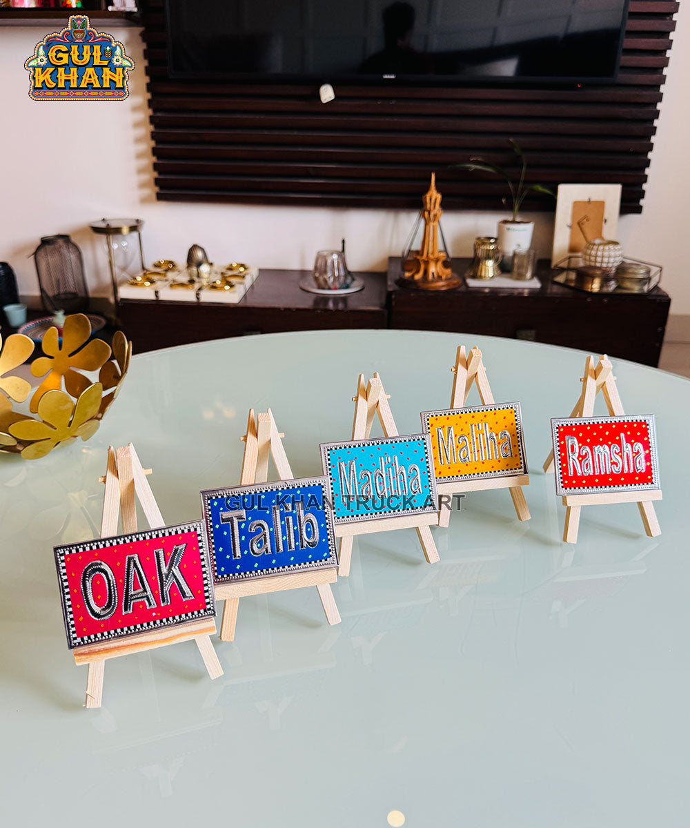 Chamakpatti Truck Art Name Stand