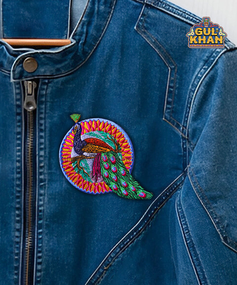 Peacock Premium Embroidered Patch