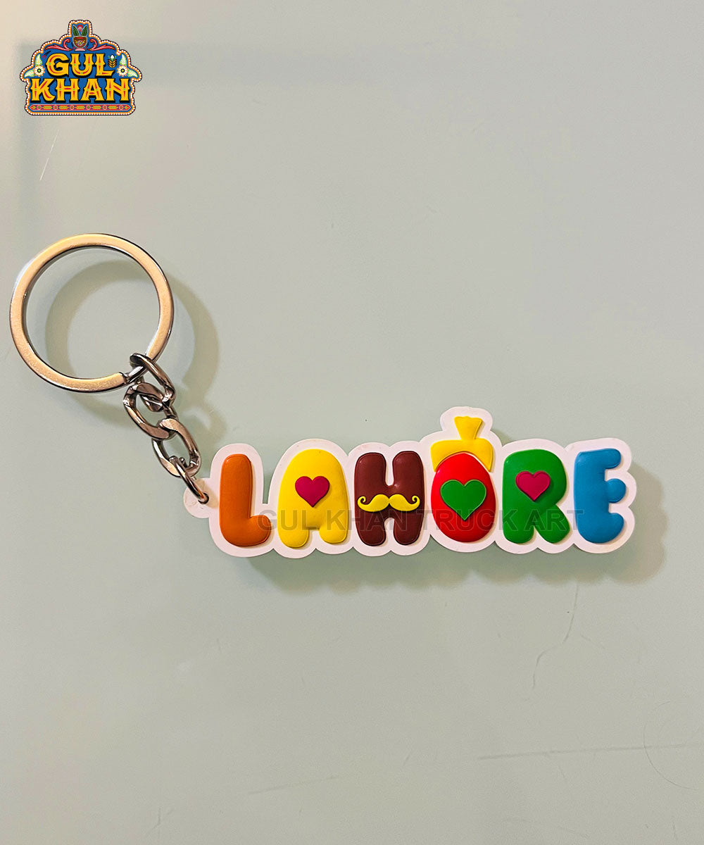 Lahore Premium Rubber Key Chain