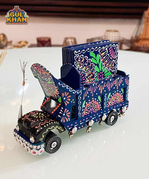 Cone Art Dark Blue Coaster & Truck Set Design
