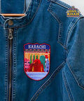 Karachi Premium Embroidered Patch - Gul Khan Truck Art