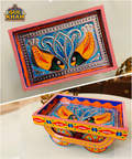 Tray with moving Wheels 008 - Gul Khan Truck Art