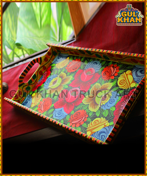 Tray (Wooden Hand Painted) Design 0029